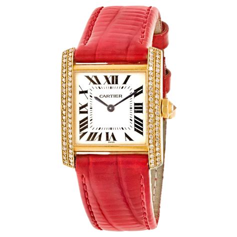 cartier red watch